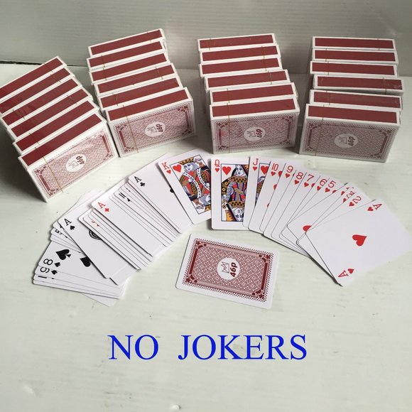 18 Decks ✅ Poker Playing Cards  ((NO Jokers)) - Picture 1 of 4